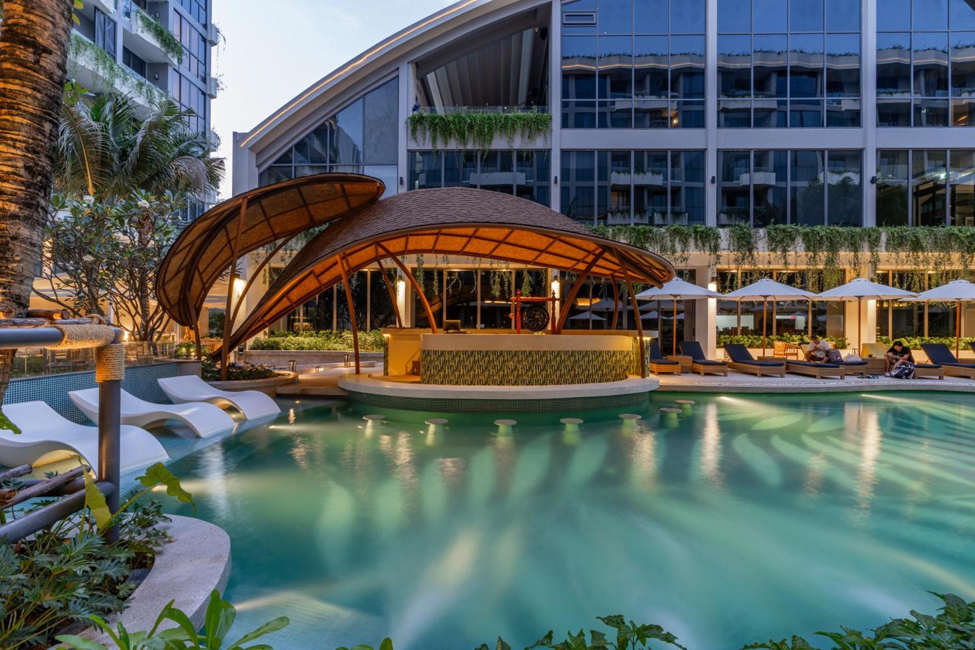 La Green Hotel And Residence バンタオビーチ エクステリア 写真
