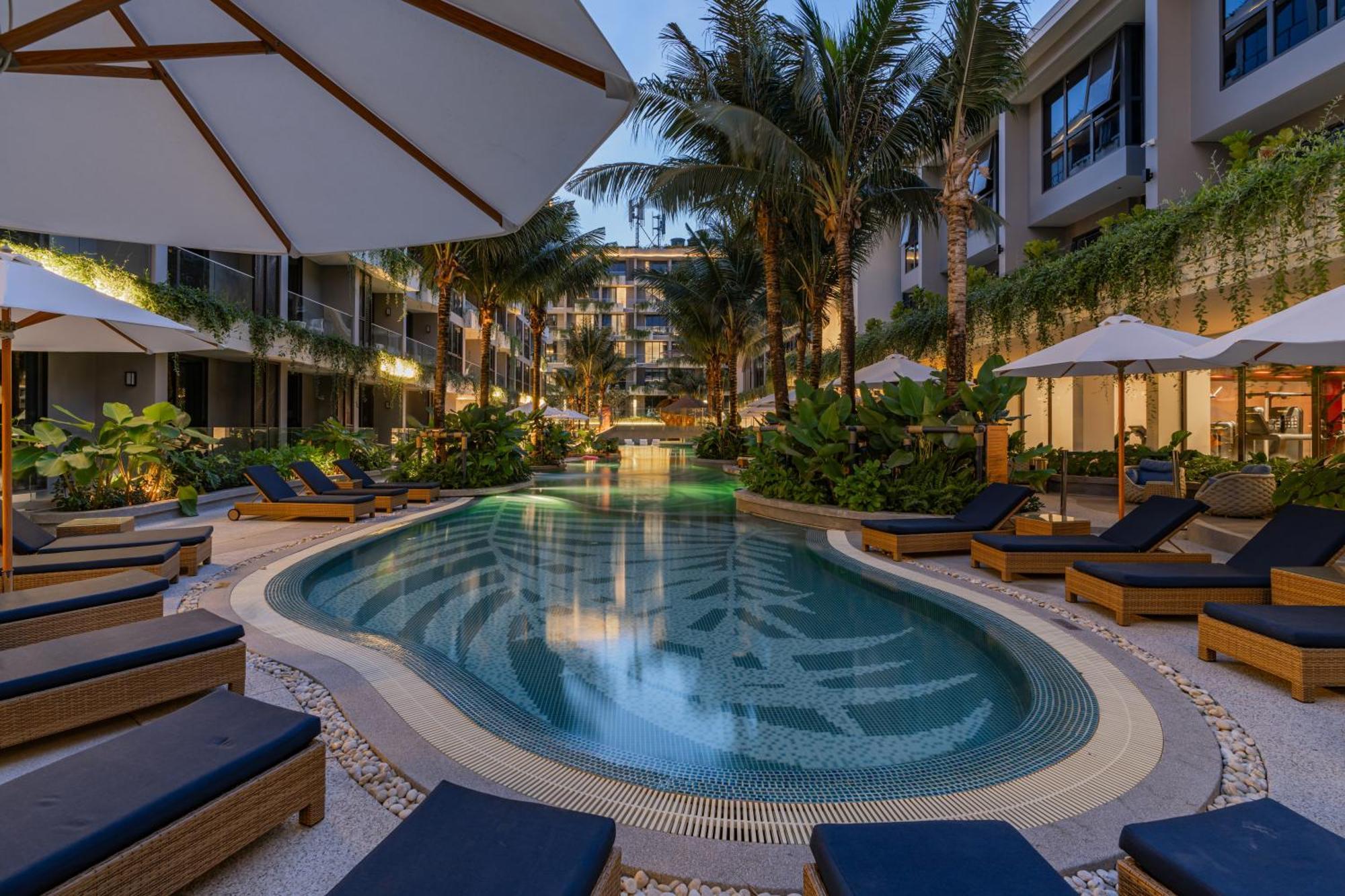 La Green Hotel And Residence バンタオビーチ エクステリア 写真